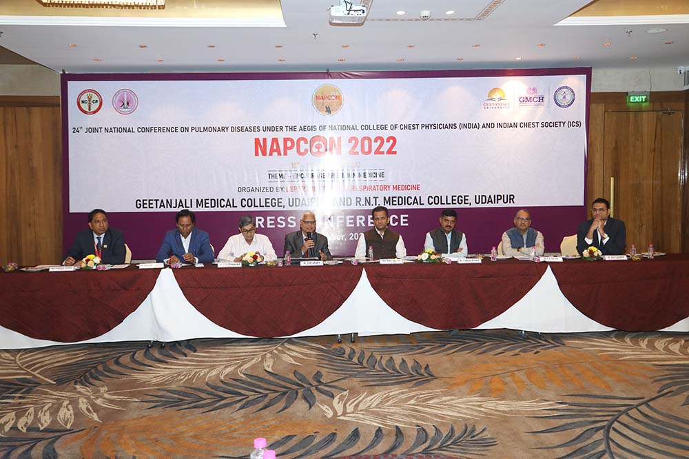 उदयपुर में चार दिवसीय अंतर्राष्ट्रीय मेडिकल कांफ्रेंस नेपकोन – 2022 का आगाज़