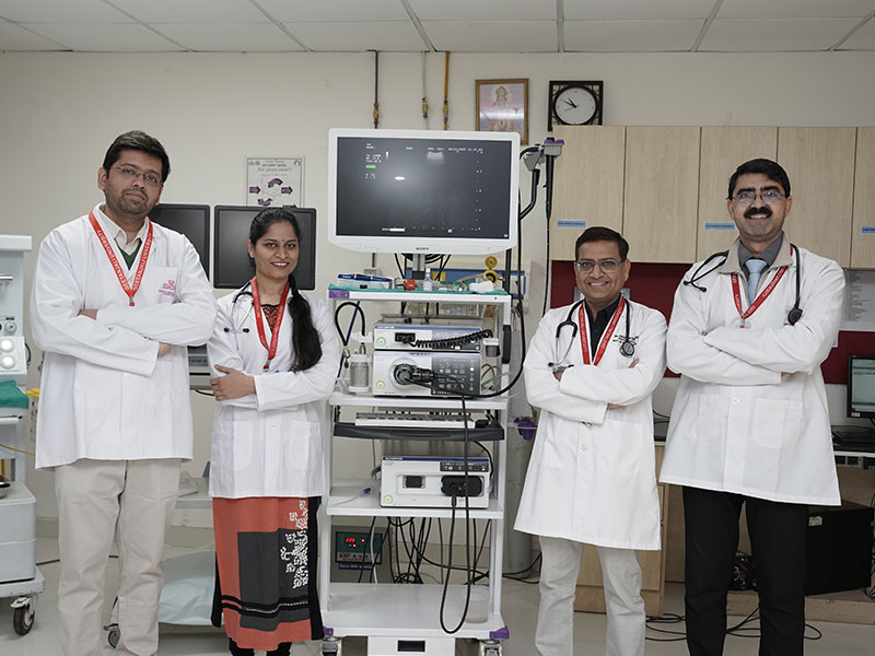 गीतांजली में EBUS—कई जटिल मामलों में लंग कैंसरऔर लंगटी.बीका सफल डायग्नोसिस