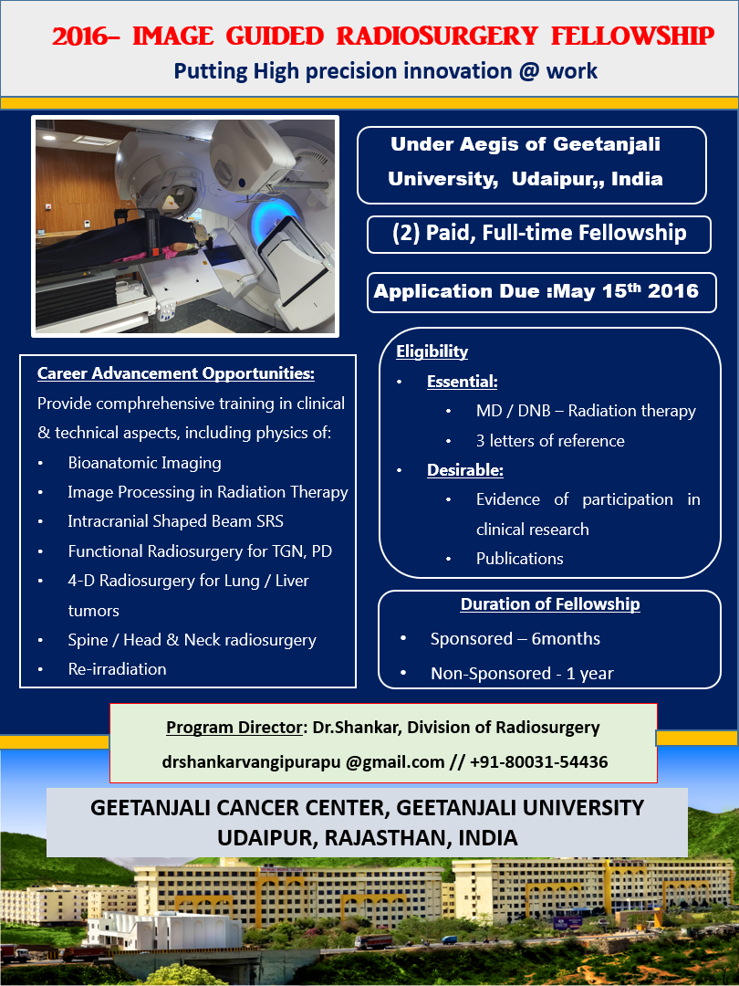 Image Guided Radiosurgery Fellowship